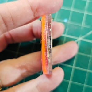 Image of Sailor Moon Custom Upcycled Oval Resin Pendant 