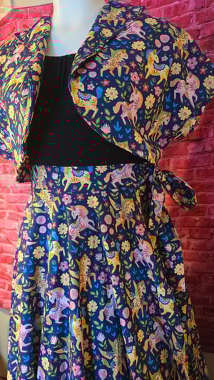 Image of Midnight Meadow Bolero & Wrap Skirt Set 🦄