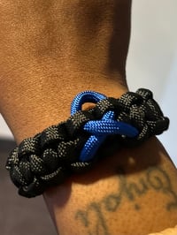 Image 1 of 💙Autism Awareness Bracelet (unisex) blue ribbon