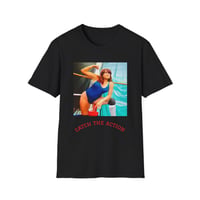 Image 1 of "Catch the Action, featuring Onyx Danielle" Washington Wrestle Talk Graphic T-Shirt