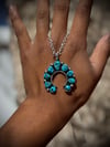 Sleeping beauty turquoise naja  necklace 