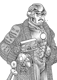 "Iron Man" #4 variant cover illustration.