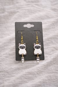 Image 2 of Purrfect Little Kitty Earrings