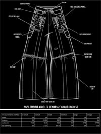 Image 4 of SS26 ‘Empiria’ Wide Leg Denim