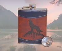 Wolf Hip Flask