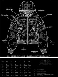 Image 3 of SS26 ‘Foreborn’ Camo Bomber Jacket