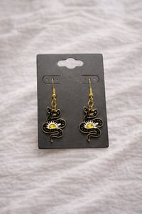 Image 2 of Enchanted Serpent Earrings