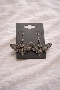 Midnight Moth Earrings