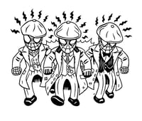 Image 2 of By order of the Peaky Spiders. Original B/W illustration and archival print.