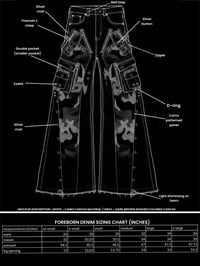 Image 4 of SS26 ‘Foreborn’ Hybrid Camo Denim