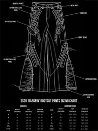 Image 3 of SS26 ‘Darkfin’ Mud Washed Bootcut Denim