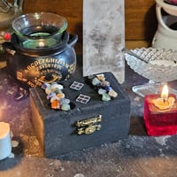 Image 1 of Manifestation Box for Charging, Spellwork and Intention Setting - Mirror and Crystal Chips