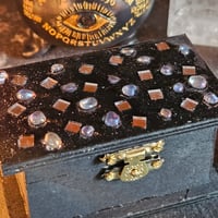 Image 7 of Manifestation Box for Charging, Spellwork and Intention Setting - Mirror and Aura Quartz 