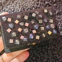 Image 9 of Manifestation Box for Charging, Spellwork and Intention Setting - Mirror and Aura Quartz 