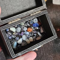 Image 5 of Manifestation, Charging, Spellwork and Intention Box - Aura and Clear mini Crystal Chips 