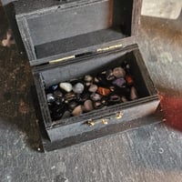 Image 6 of Manifestation, Charging, Spellwork and Intention Box - Aura and Clear mini Crystal Chips 