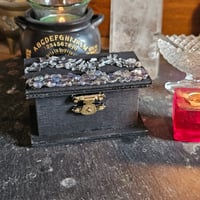 Image 2 of Manifestation, Charging, Spellwork and Intention Box - Aura and Clear mini Crystal Chips 