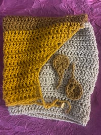 Image 4 of Crochet Choker Backless Halter Top (free earrings)