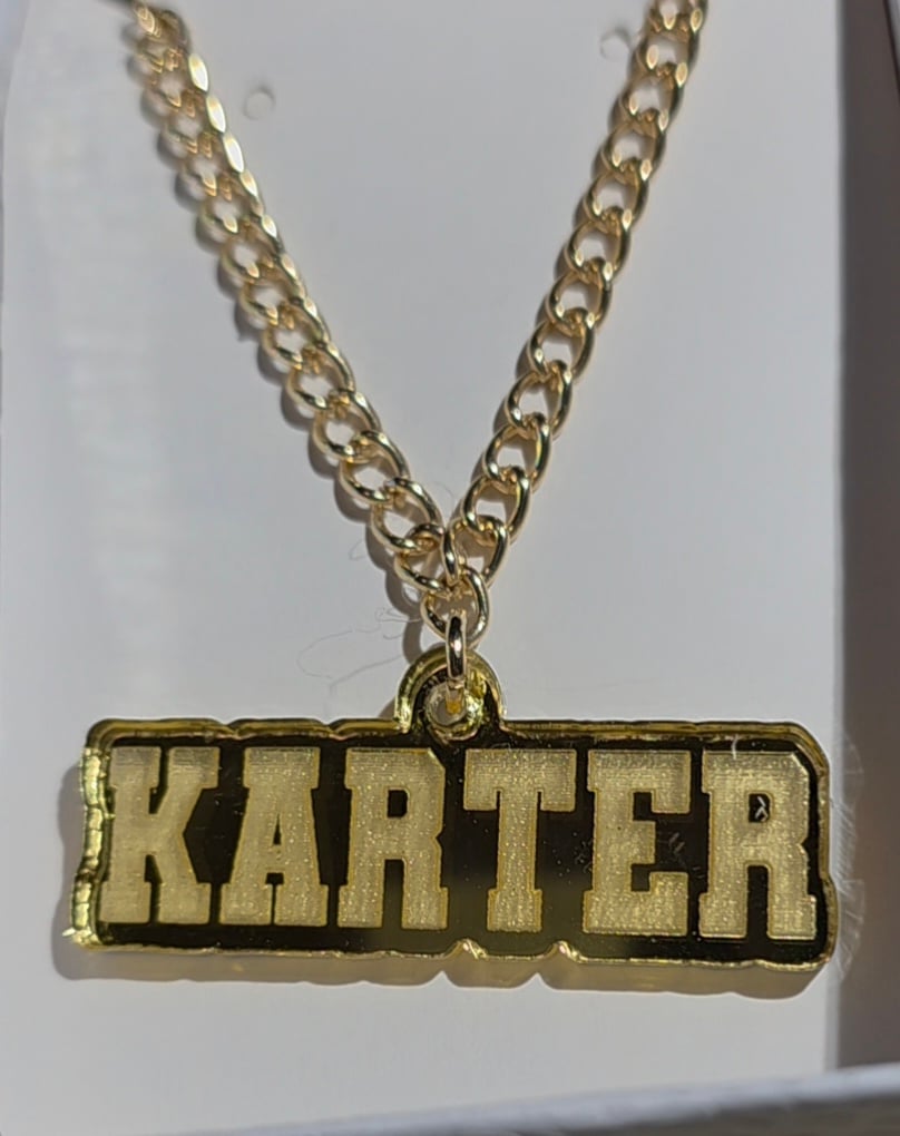 Image of Nameplate  Necklace