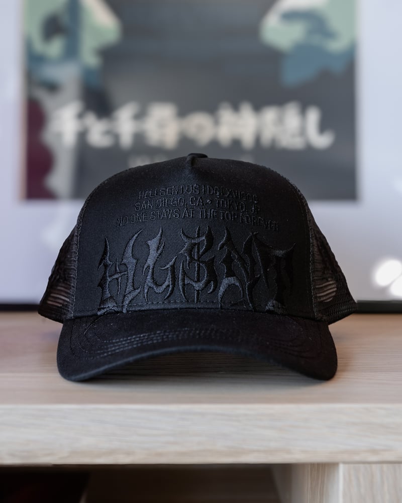 Image of Hellsent Blackout Trucker Hat