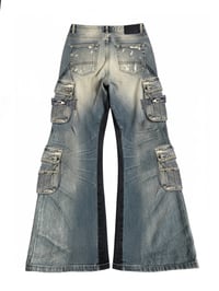 Image 2 of SS26 ‘Constrictor’ Flared Cargo Denim