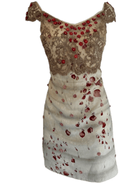 Image 1 of Badgley Mischka Vintage Beaded Dress