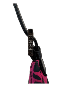 Image 4 of Fendi Y2K Lettering Crescent Bag