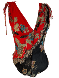 Image 1 of Roberto Cavalli S/S 2003 Chinoiserie Silk Top