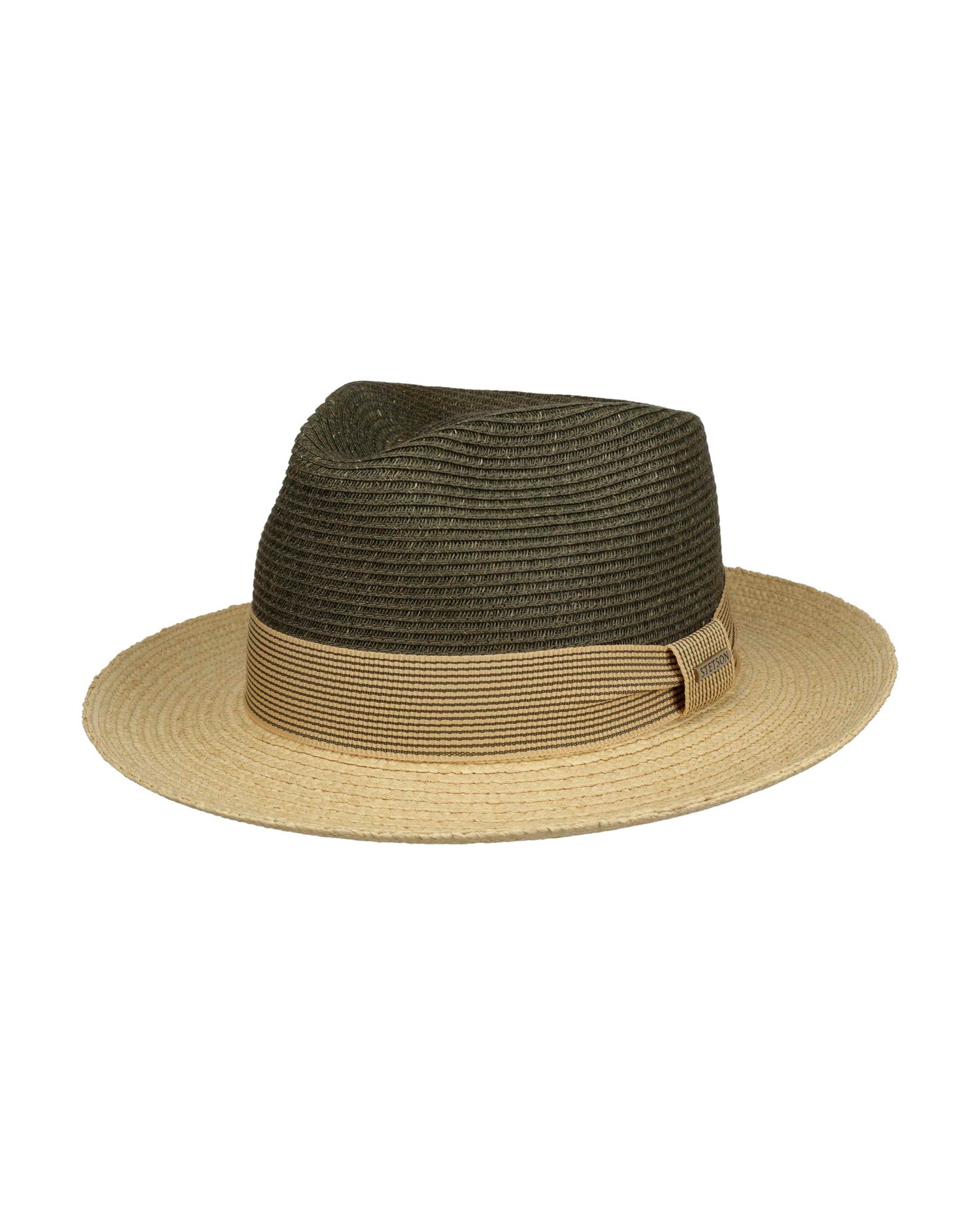 Stetson Fedora Toyo/Raffia – Olive