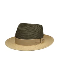 Image 1 of Stetson Fedora Toyo/Raffia – Olive