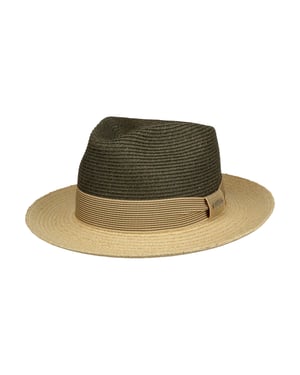 Stetson Fedora Toyo/Raffia – Olive