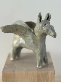 Image 3 of Donkey Prayer Angel: green #1