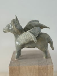 Image 4 of Donkey Prayer Angel: green #1