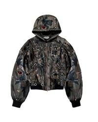 Image 1 of SS26 ‘Foreborn’ Camo Bomber Jacket