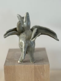 Image 3 of Donkey prayer Angel: green #2