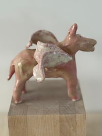 Image 3 of Donkey Angel; Pink White Wings