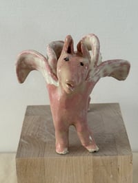 Image 1 of Donkey Angel; Pink White Wings