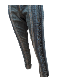 Image 3 of Just Cavalli Lace Up Jeans