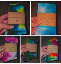 Assorted tye-dye socks