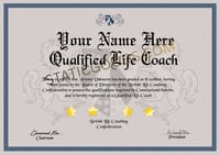 Image 1 of Peep Show Jeremy Usbourne Customizable Life Coach Certificate Matte Poster