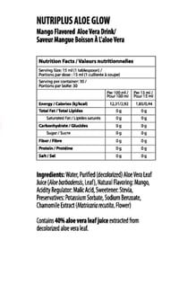 Image 2 of NUTRIPLUS ALOE GLOW MANGO