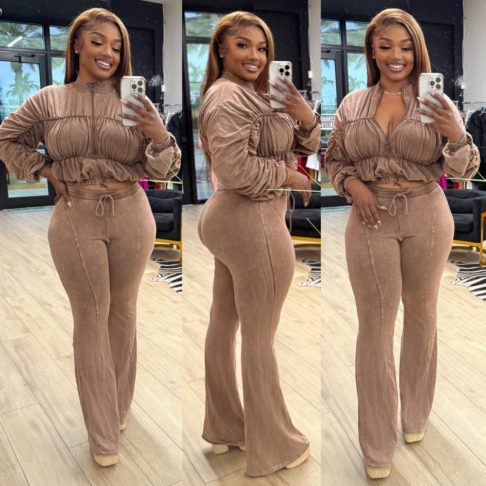 Image of TOP NOTCH SET-mocha