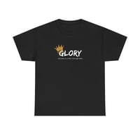 Image 1 of Glory Crown Tee — Christian Faith T‑Shirt with Proverbs 25:2 Back Print