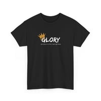 Image 3 of Glory Crown Tee — Christian Faith T‑Shirt with Proverbs 25:2 Back Print