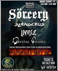 Saturday May 30 | Sorcery | Frogees