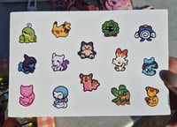 Image 2 of Blorbo 'mon Vinyl Waterproof Sticker Set 6