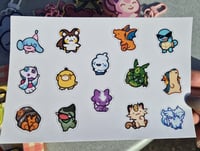 Image 3 of Blorbo 'mon Vinyl Waterproof Sticker Set 6