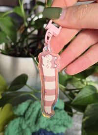 Image 3 of Lonnnnng Furret Holo Acrylic Keychain