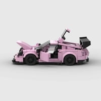 Image 3 of Porsche 911 GT3 RS Building Set (Pink)