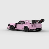 Image 4 of Porsche 911 GT3 RS Building Set (Pink)